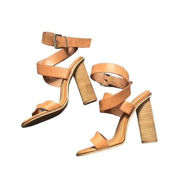Alias Mae Amina Ankle Strap Mule in Light Tan 36 - Picture 3 of 7